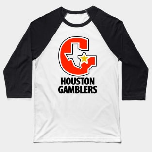 DEFUNCT - HOUSTON GAMBLERS Baseball T-Shirt